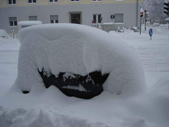 Bild:Schneechaos in Mnchen 2006