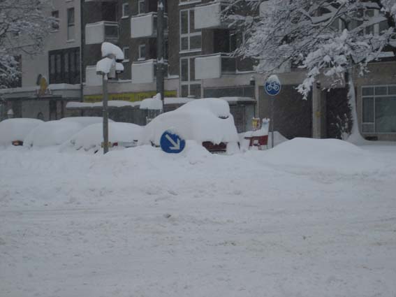 Bild:Schneechaos in Mnchen 2006