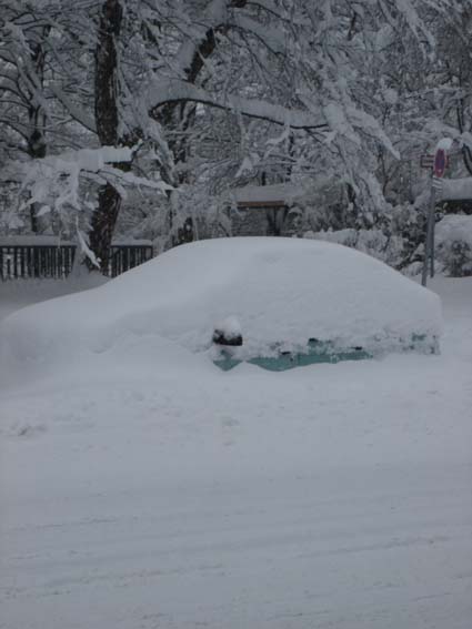 Bild:Schneechaos in Mnchen 2006